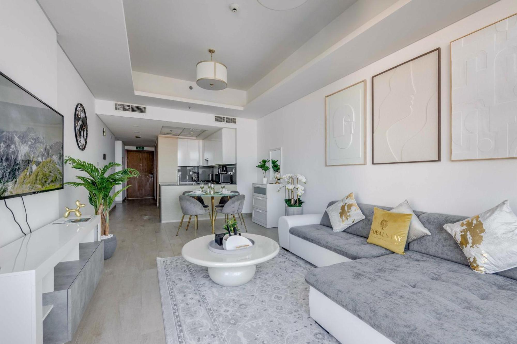 Luxury Azizi Mina Beachfront Apartments Dubai Exterior foto