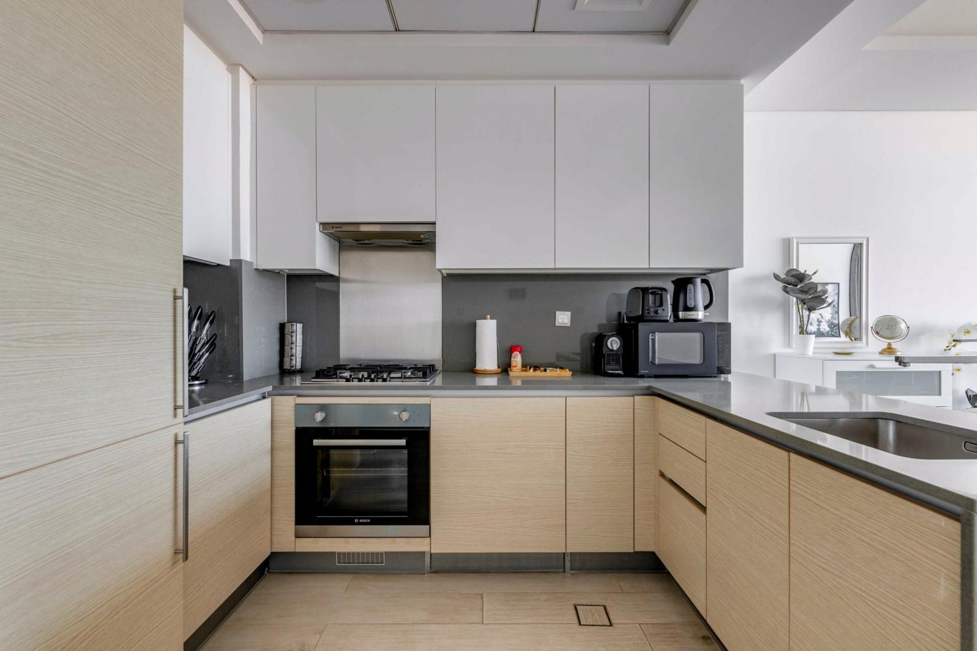 Luxury Azizi Mina Beachfront Apartments Dubai Exterior foto