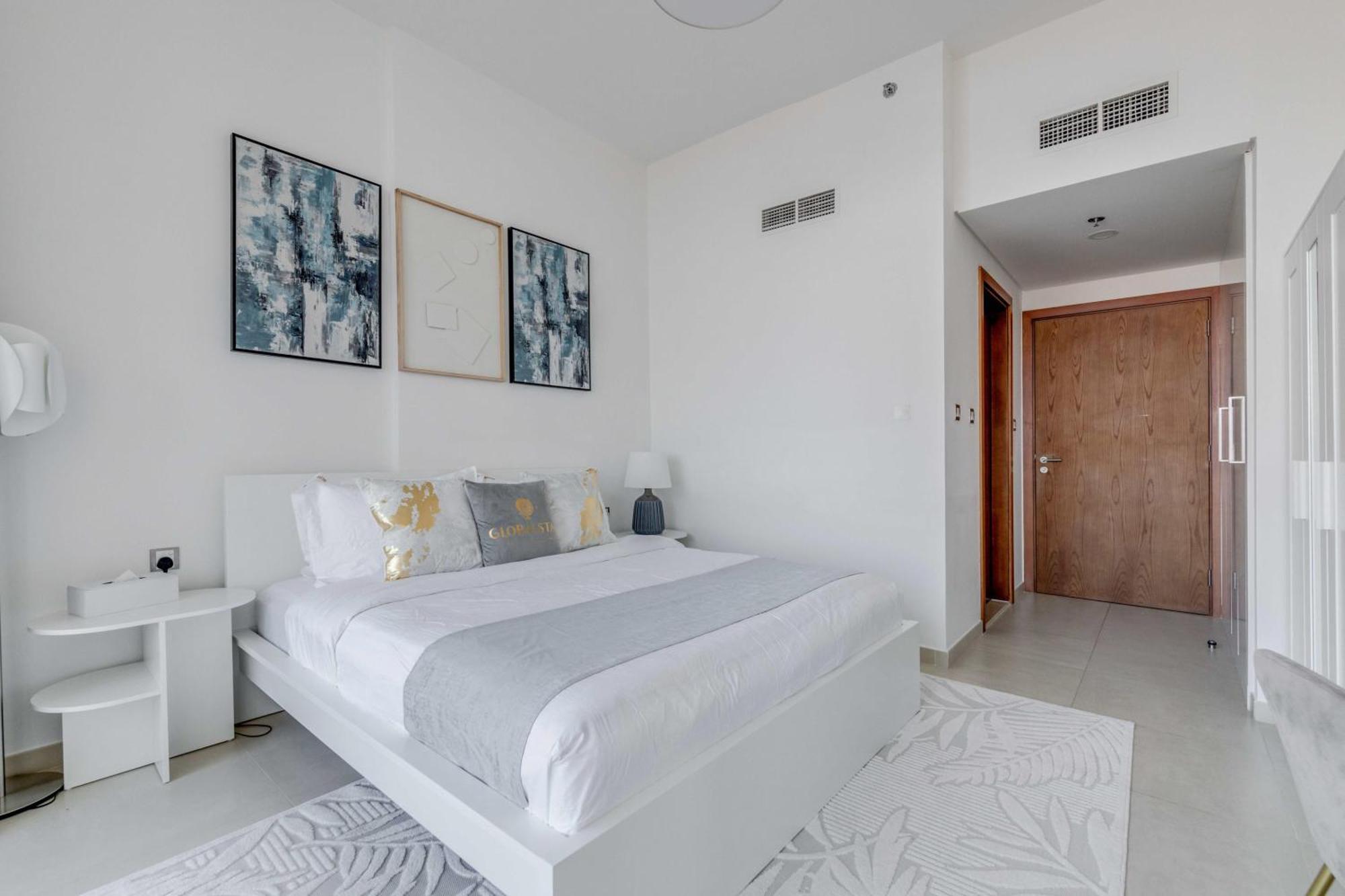 Luxury Azizi Mina Beachfront Apartments Dubai Exterior foto