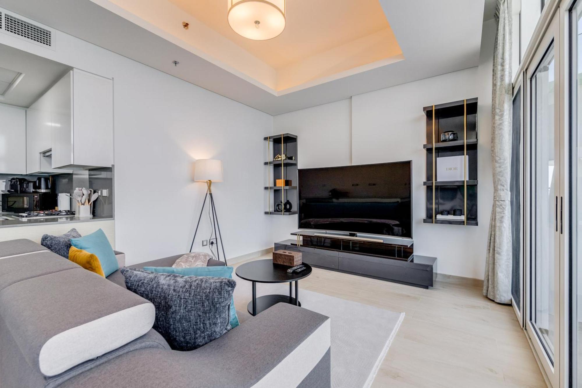 Luxury Azizi Mina Beachfront Apartments Dubai Exterior foto