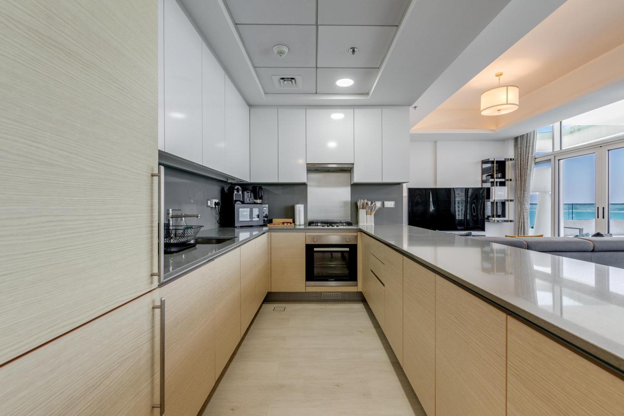 Luxury Azizi Mina Beachfront Apartments Dubai Exterior foto