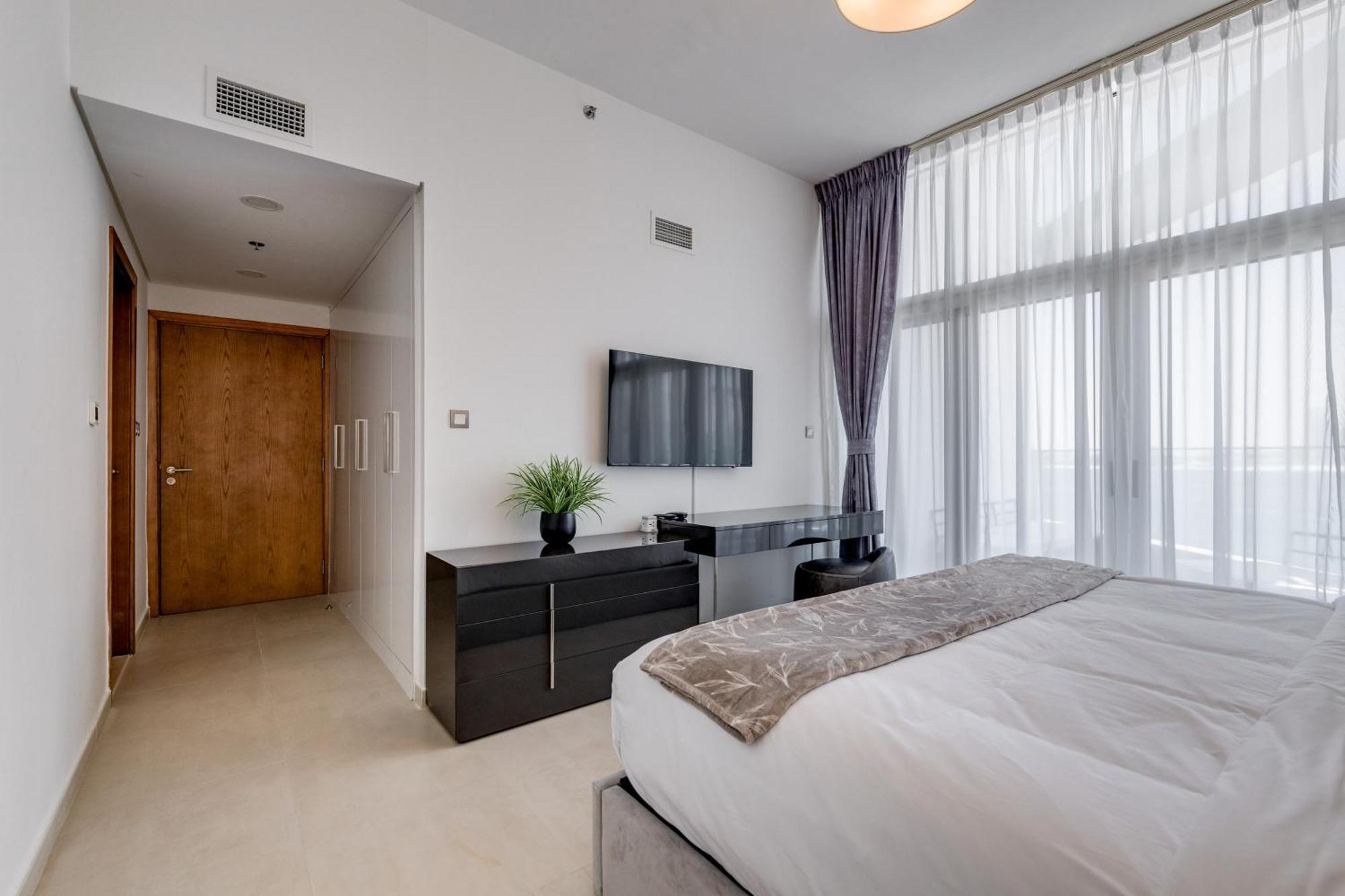 Luxury Azizi Mina Beachfront Apartments Dubai Exterior foto