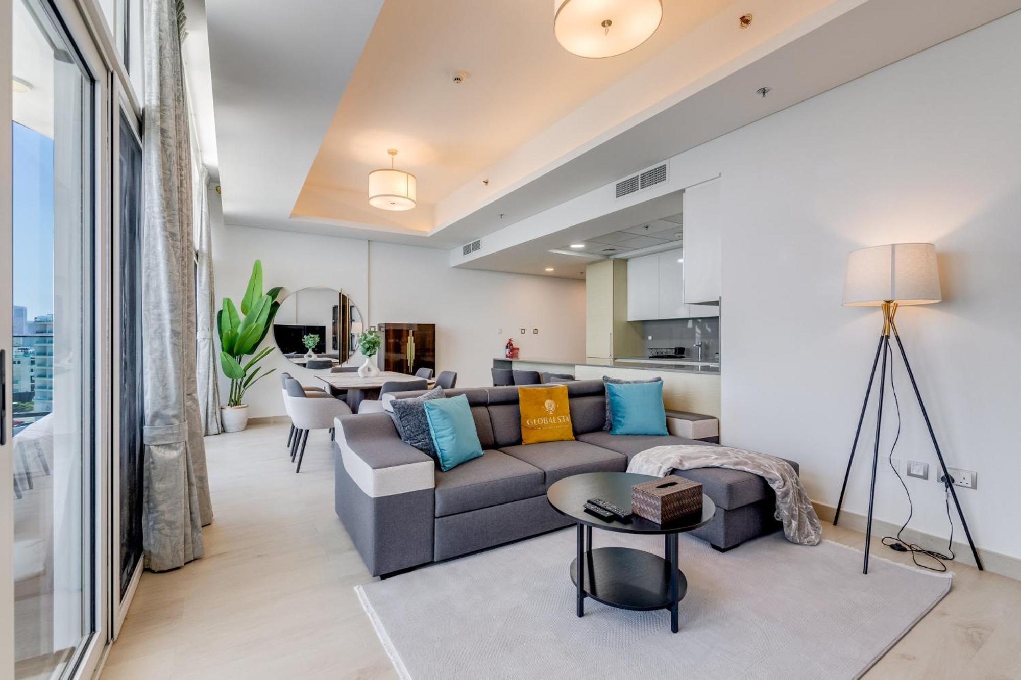Luxury Azizi Mina Beachfront Apartments Dubai Exterior foto