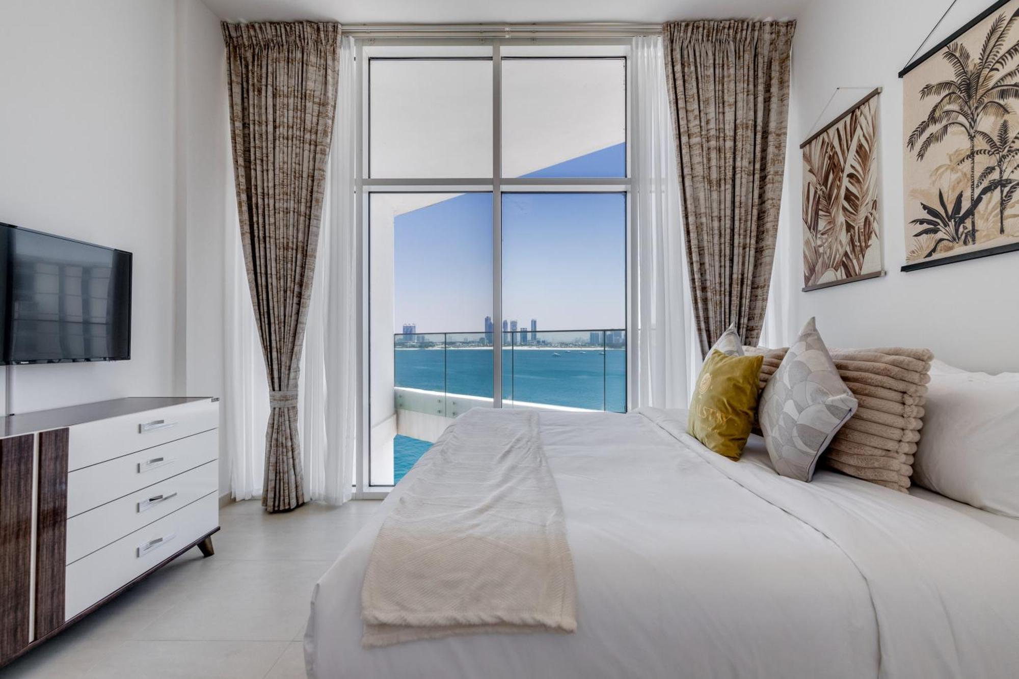 Luxury Azizi Mina Beachfront Apartments Dubai Exterior foto
