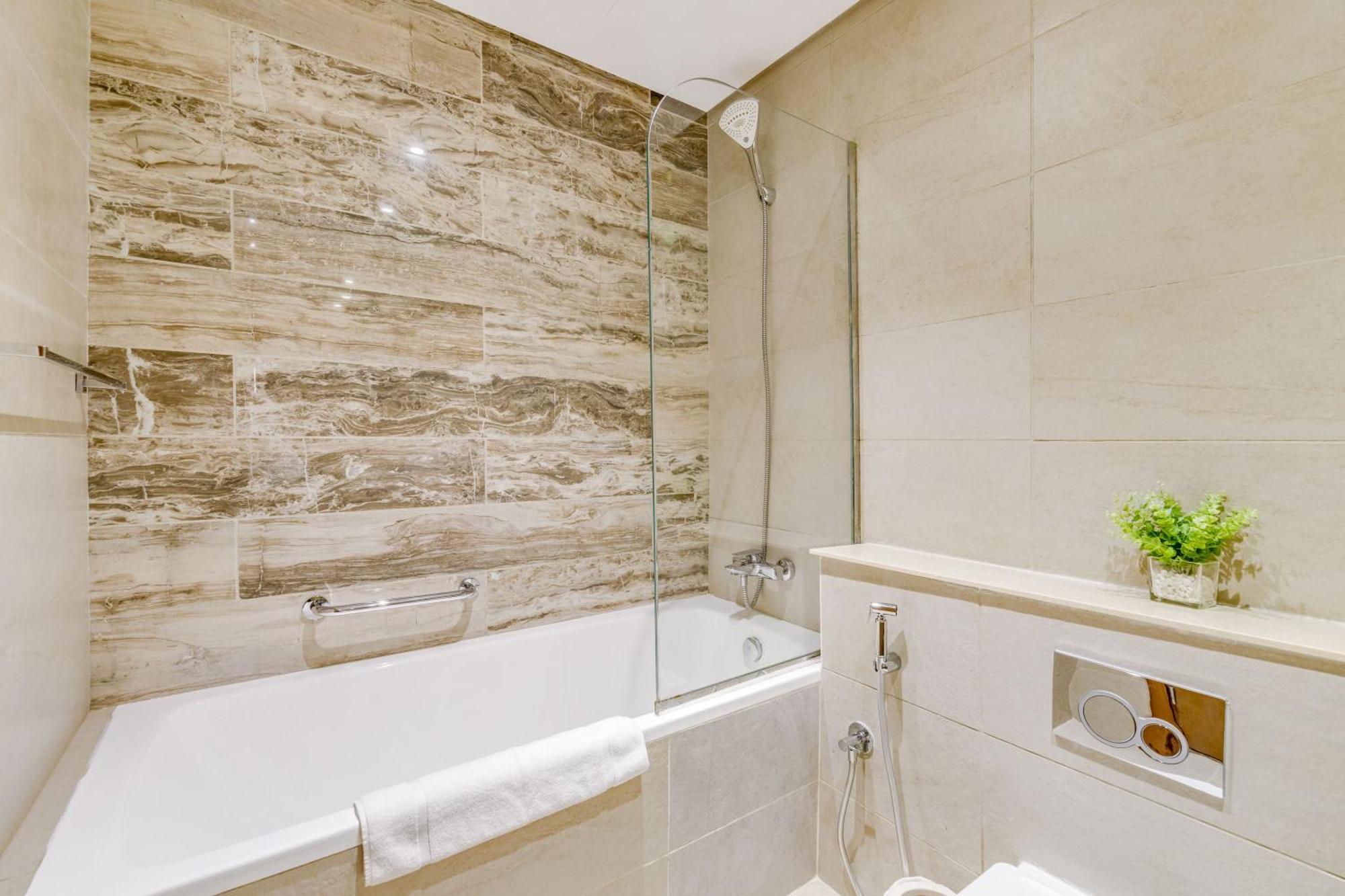 Luxury Azizi Mina Beachfront Apartments Dubai Exterior foto