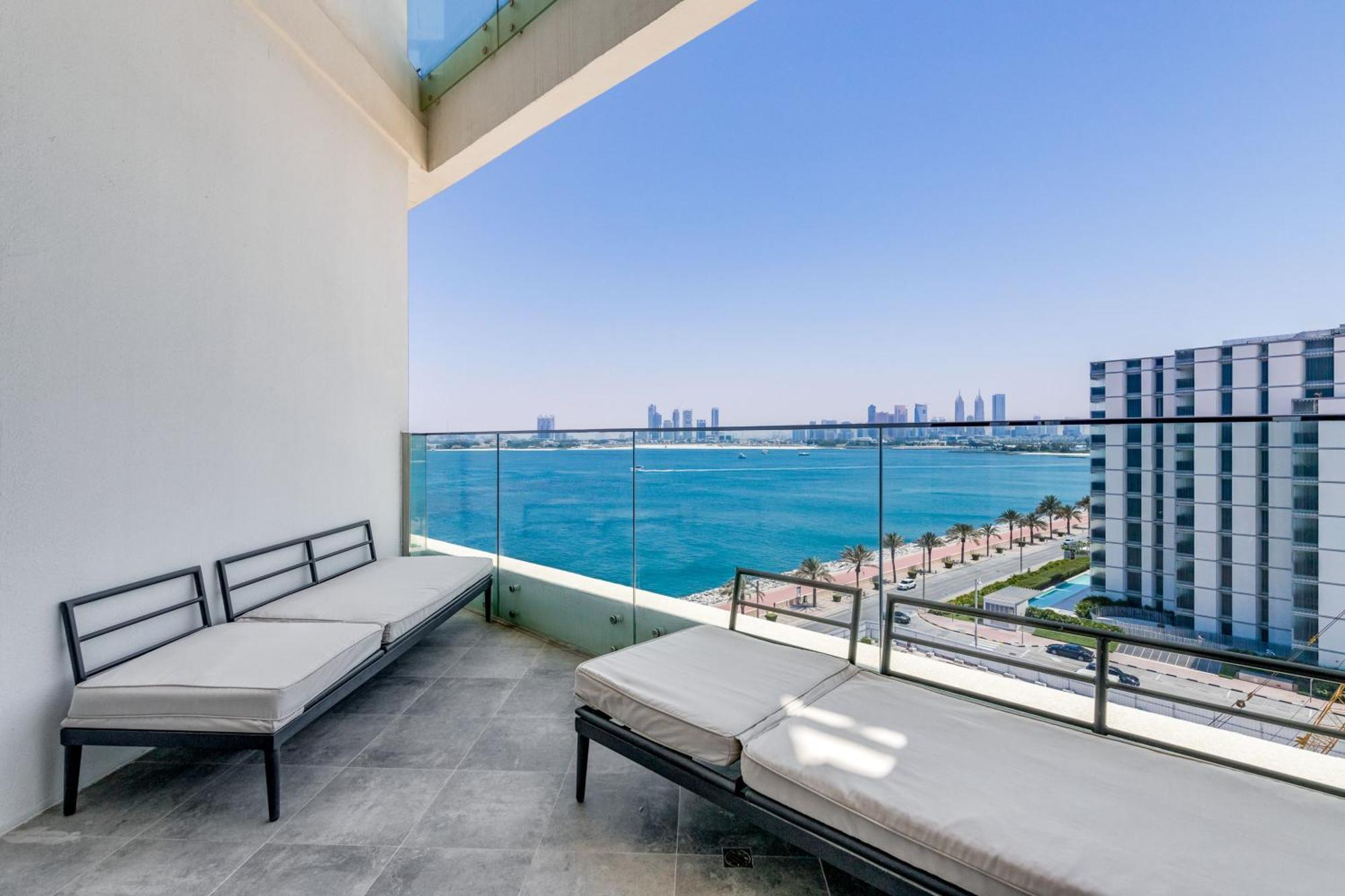 Luxury Azizi Mina Beachfront Apartments Dubai Exterior foto