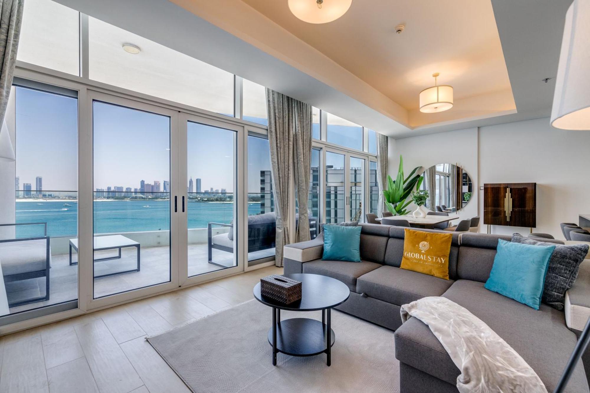 Luxury Azizi Mina Beachfront Apartments Dubai Exterior foto