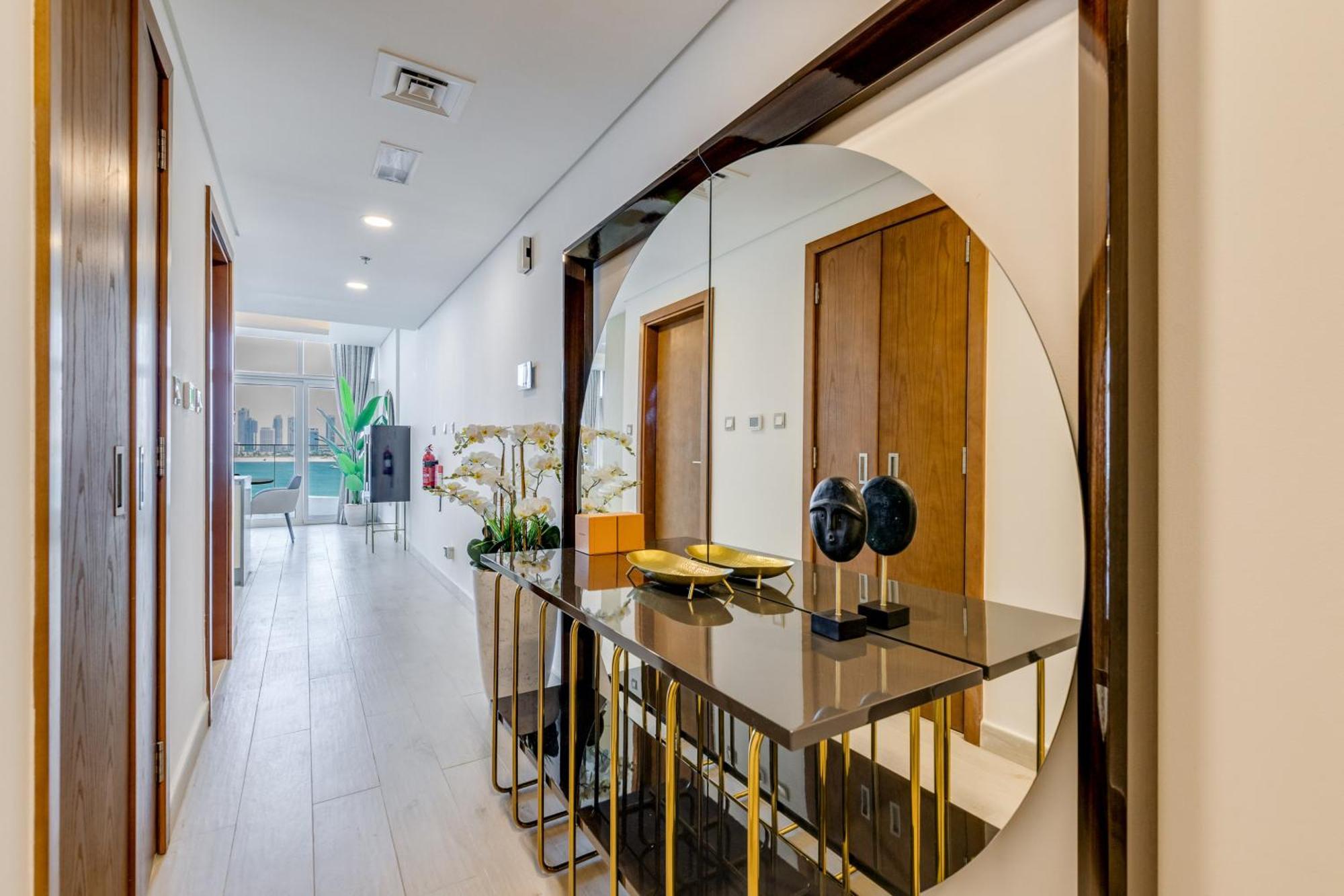 Luxury Azizi Mina Beachfront Apartments Dubai Exterior foto