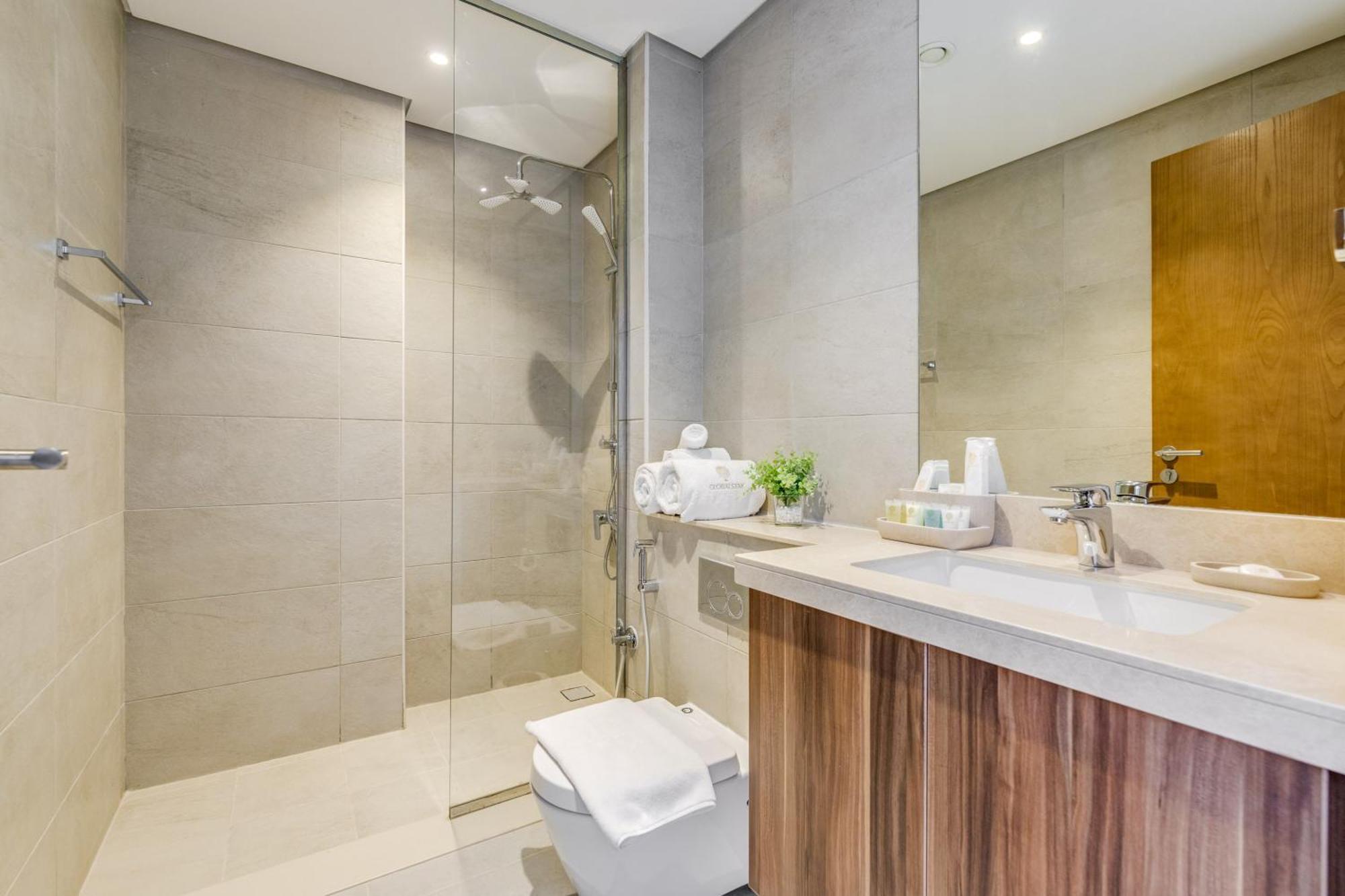 Luxury Azizi Mina Beachfront Apartments Dubai Exterior foto
